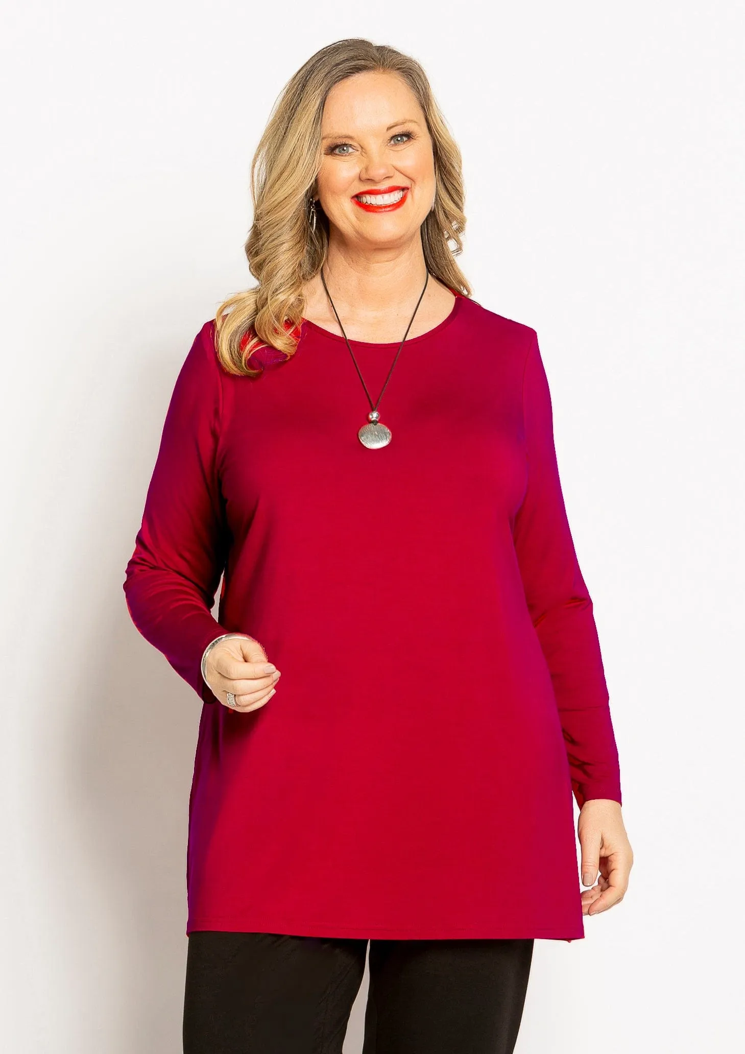 1022 Basic Long Knit Top