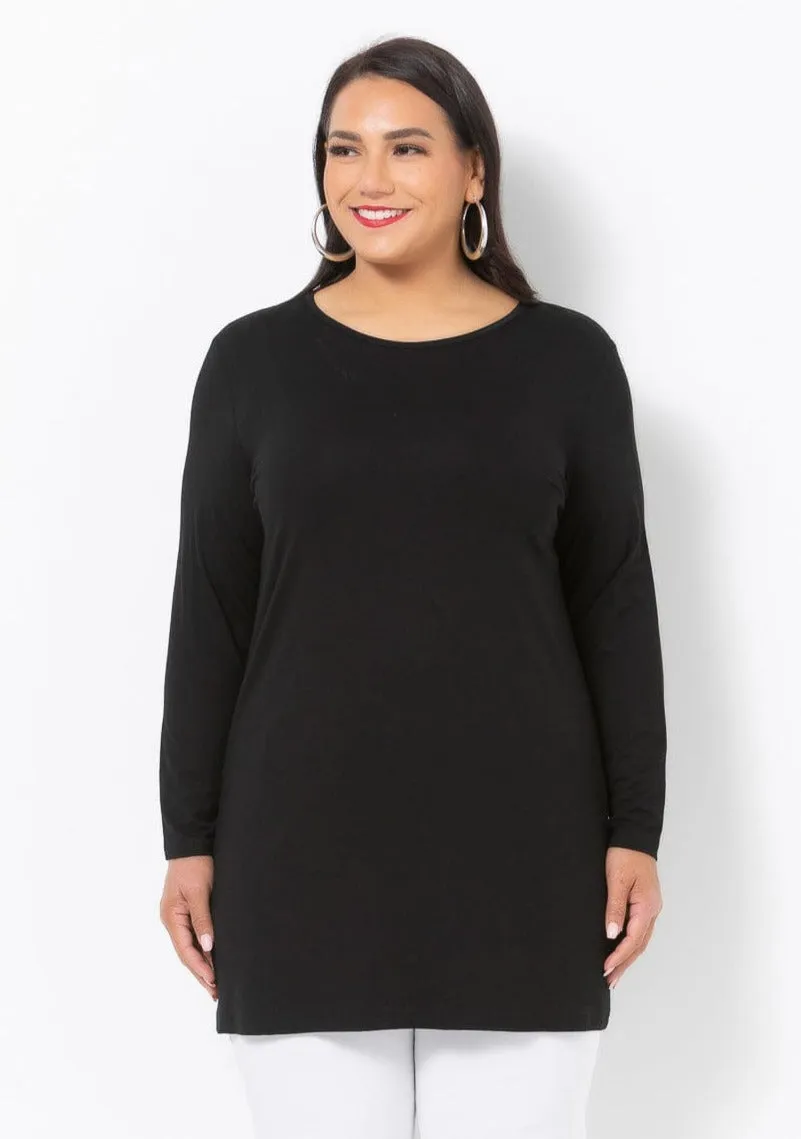 1022 Basic Long Knit Top