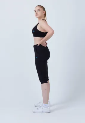 3/4 Tennis  Capri Pants with pockets, black