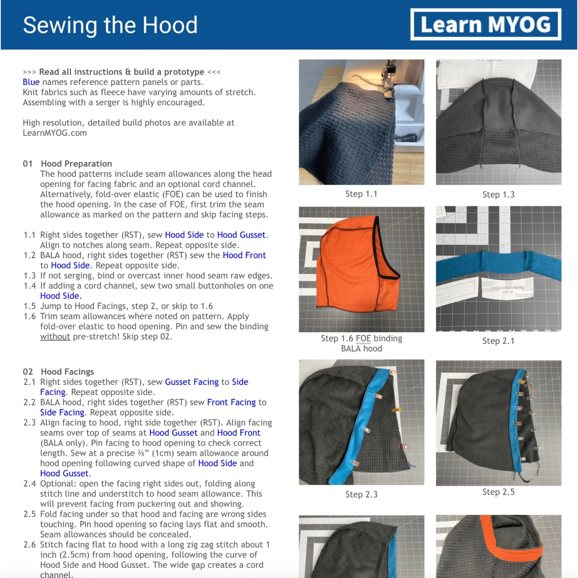 Alpha Raglan Hoodie Template/Pattern Bundle - Learn MYOG