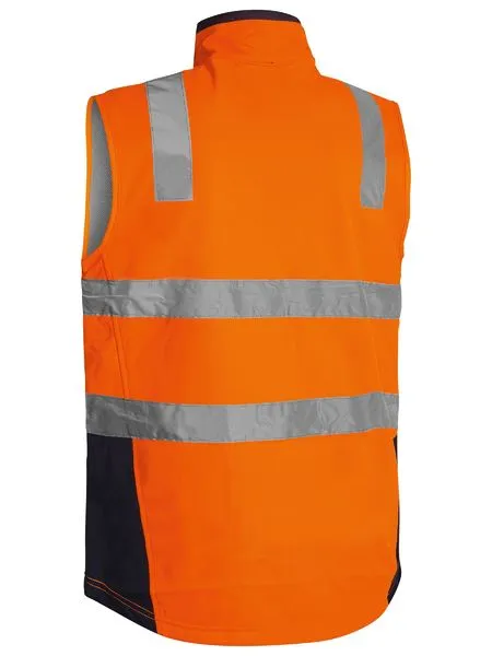Bisley Unisex Core 2-Tone Hi-Vis Softshell Vest