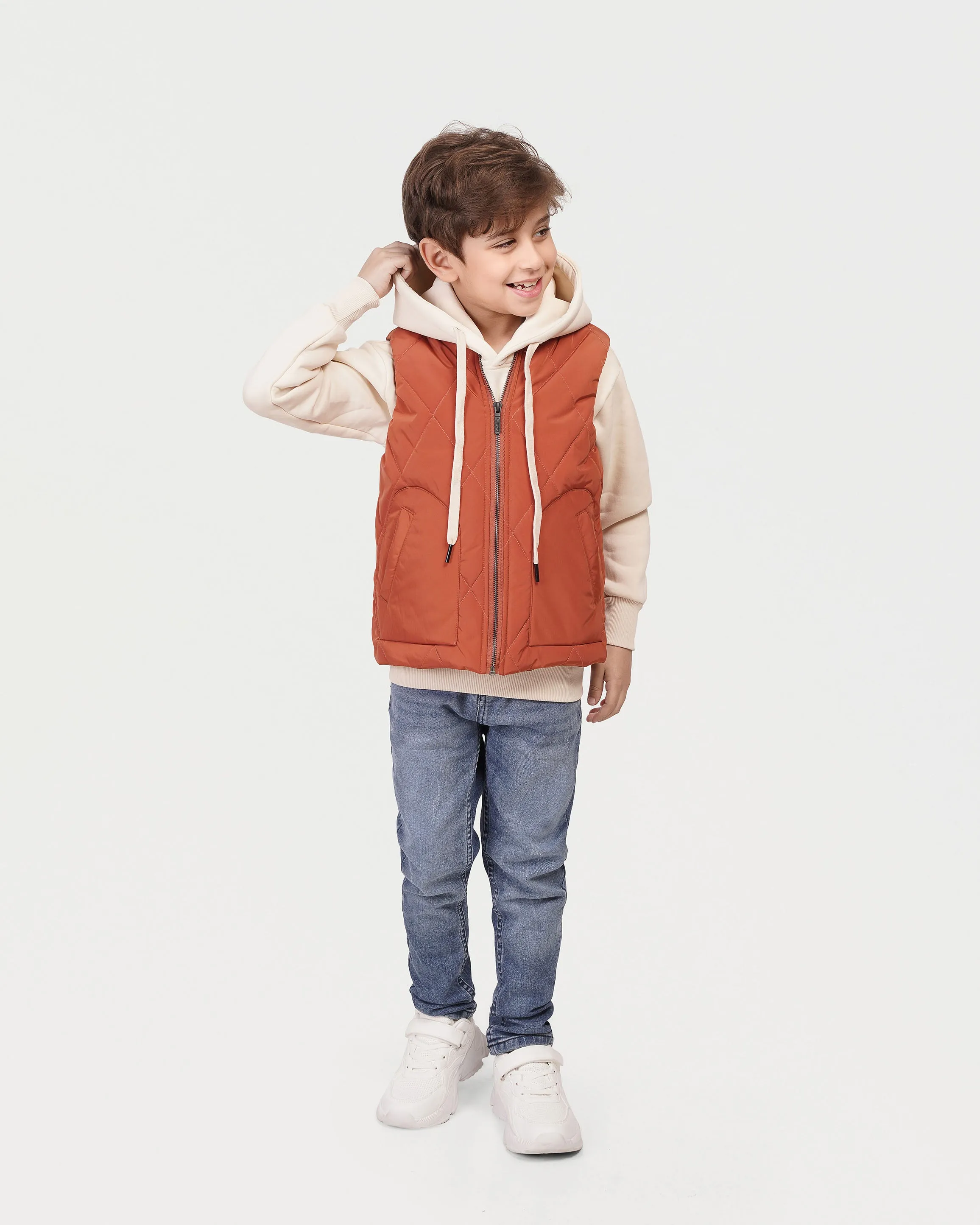Captioned Kids Vest-25616