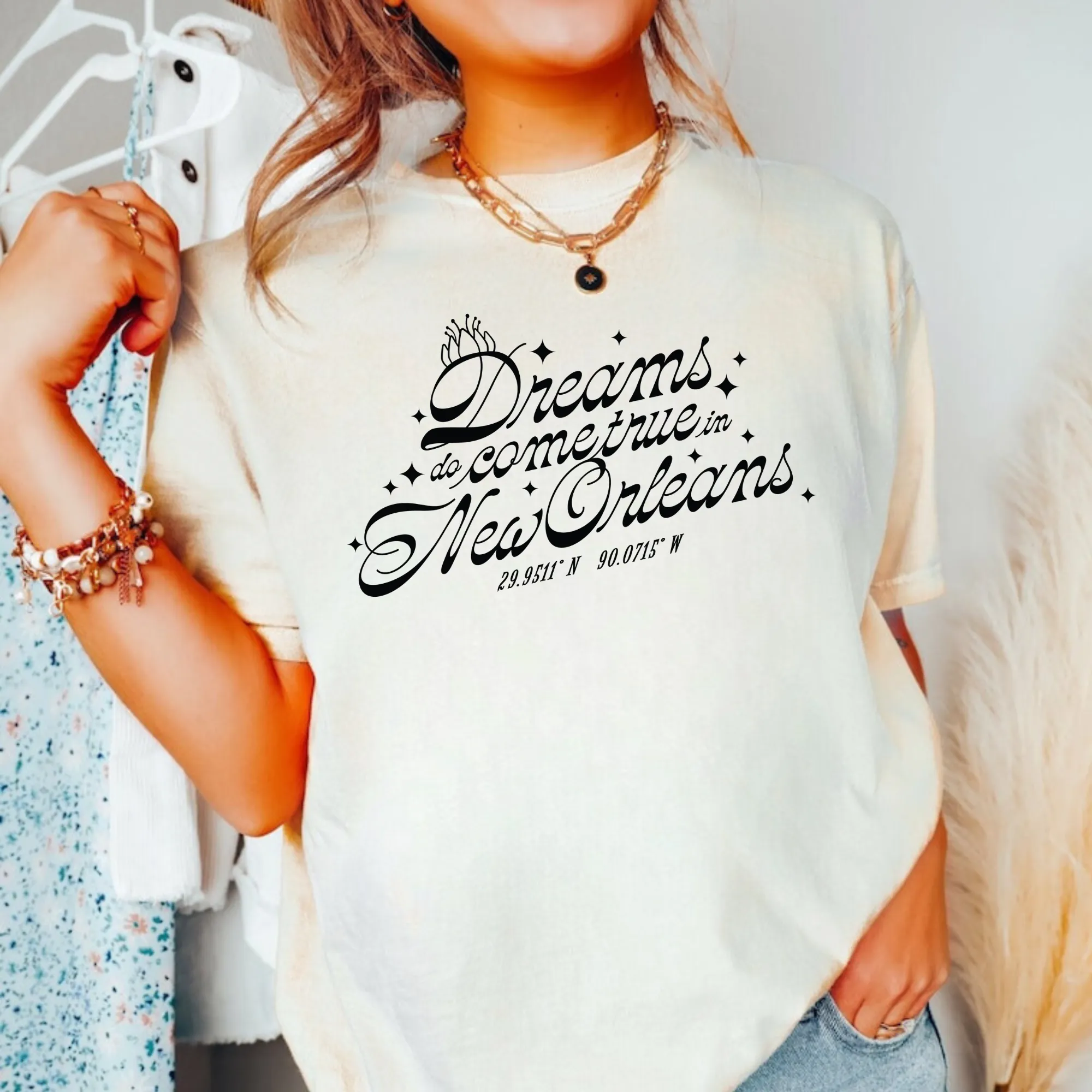 Dreams Do Come True in New Orleans Shirt for Women