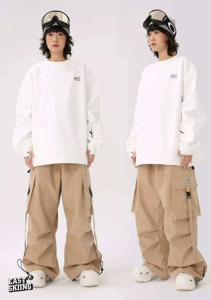 EASTSKIING Sahara Sand Khaki Baggy Ski Snowboard Pants