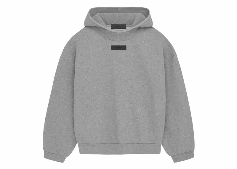 Fear Of God Essentials Pullover Hoodie (Fw23) Dark Heather Oatmeal