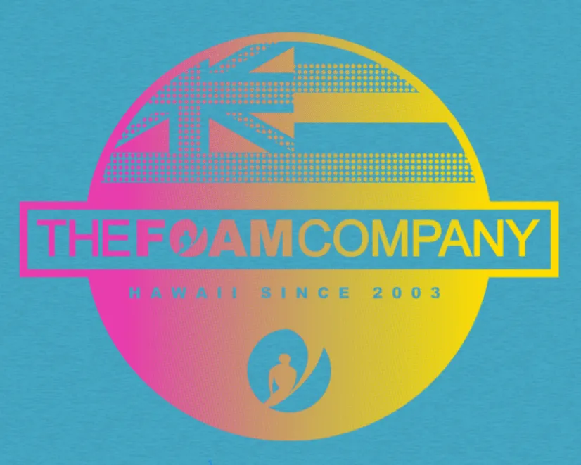 Foam Co Retro Circle Fade Neon T-Shirt