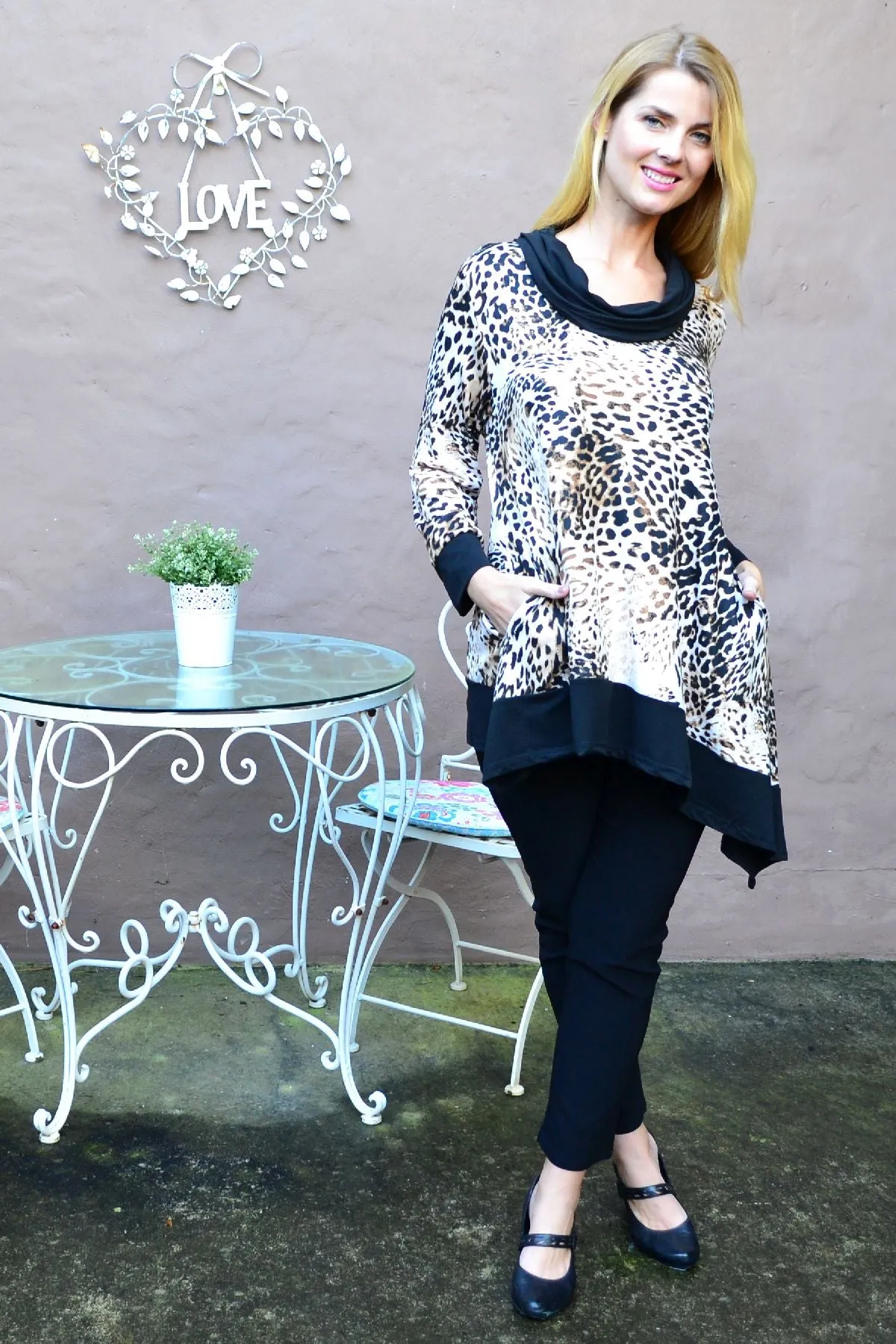 Get wild Tunic Top