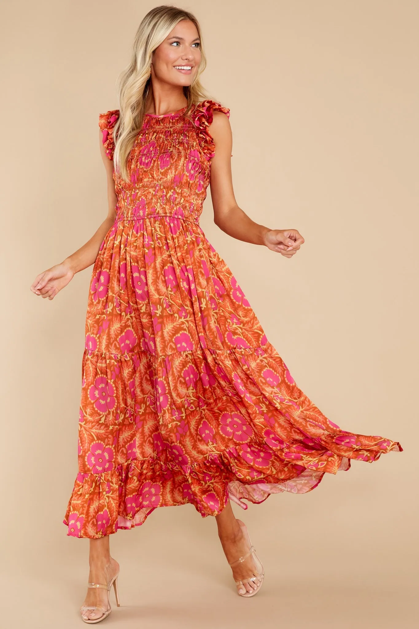 Giselle Floral Ankle Dress