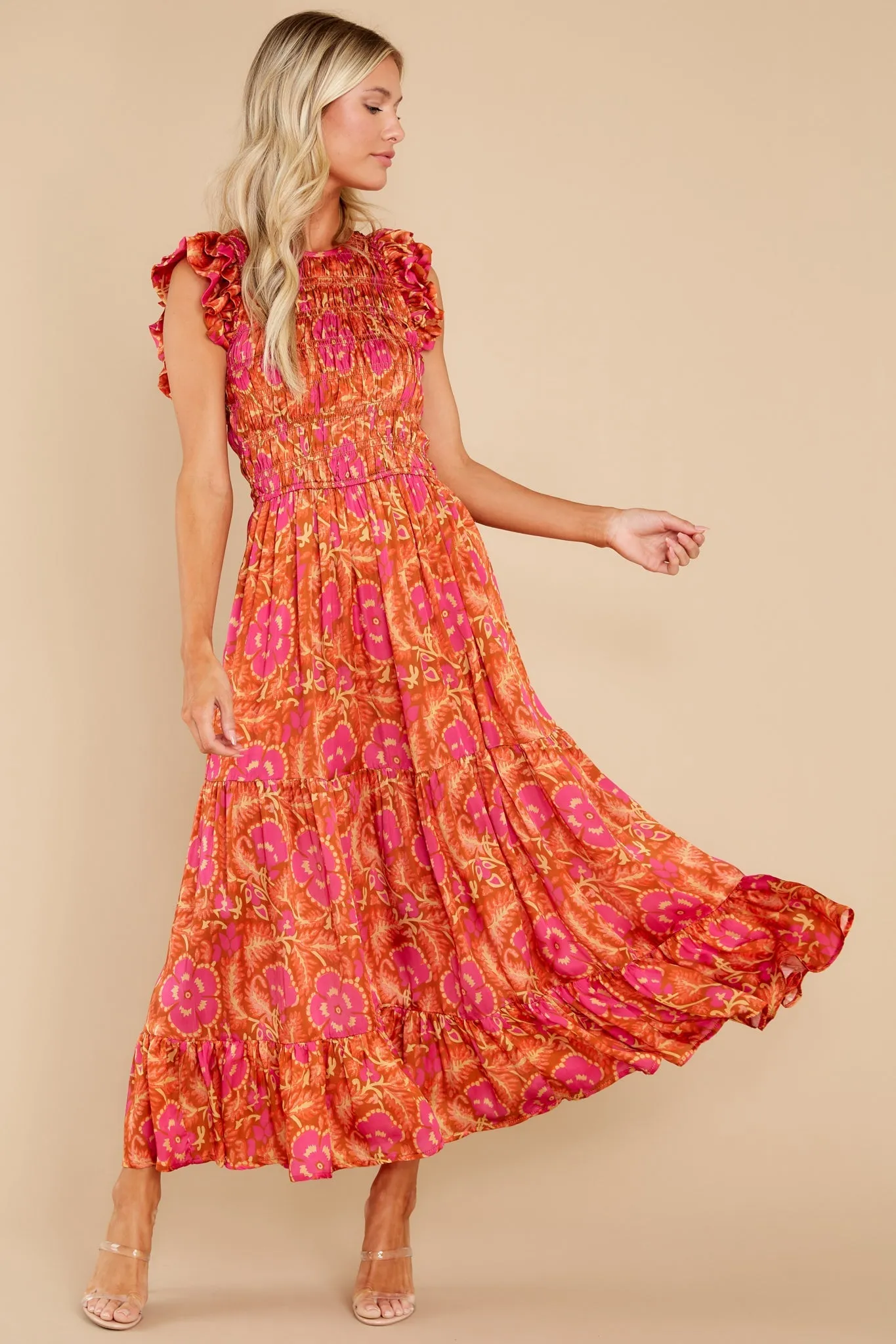 Giselle Floral Ankle Dress