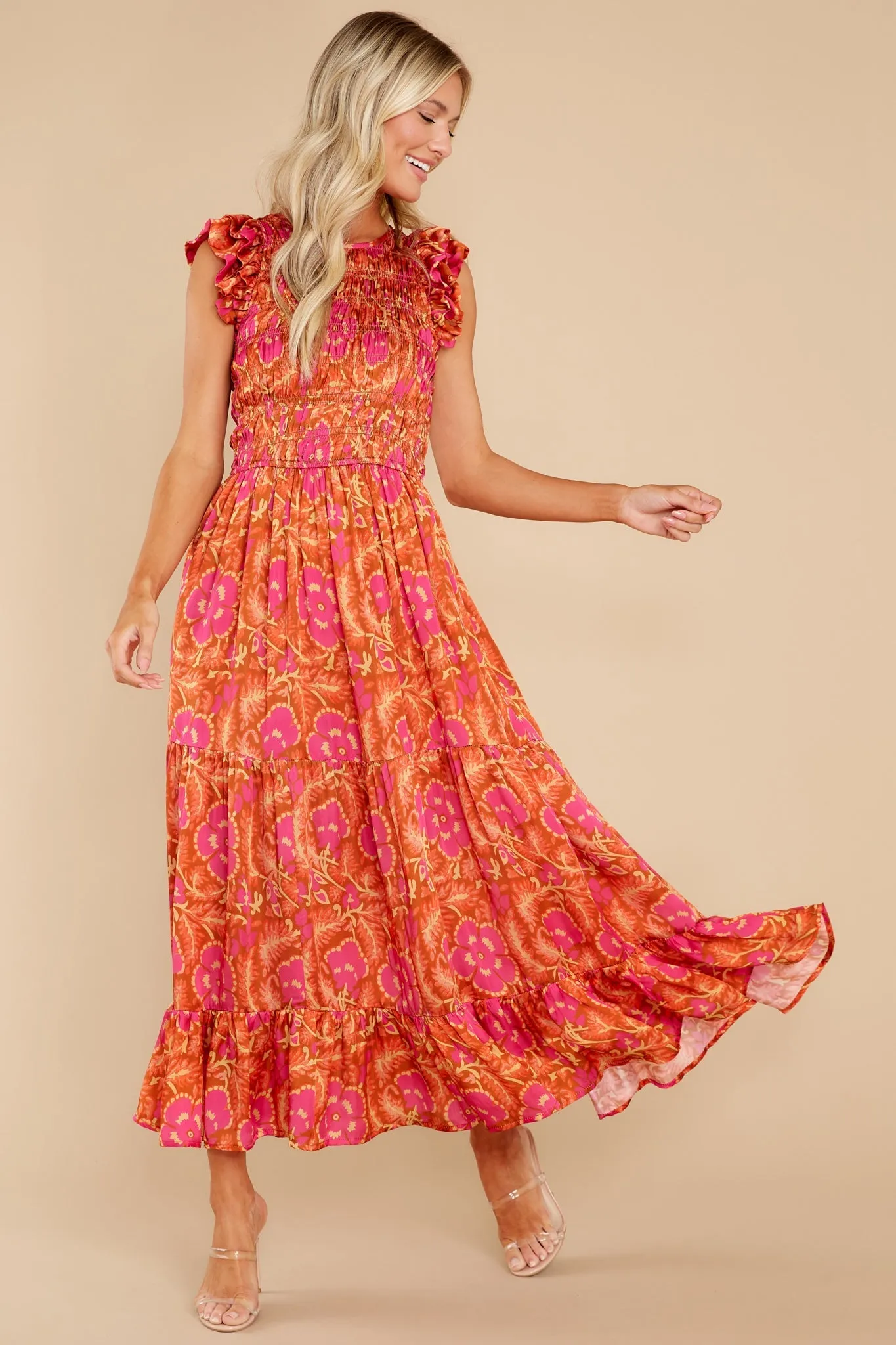 Giselle Floral Ankle Dress