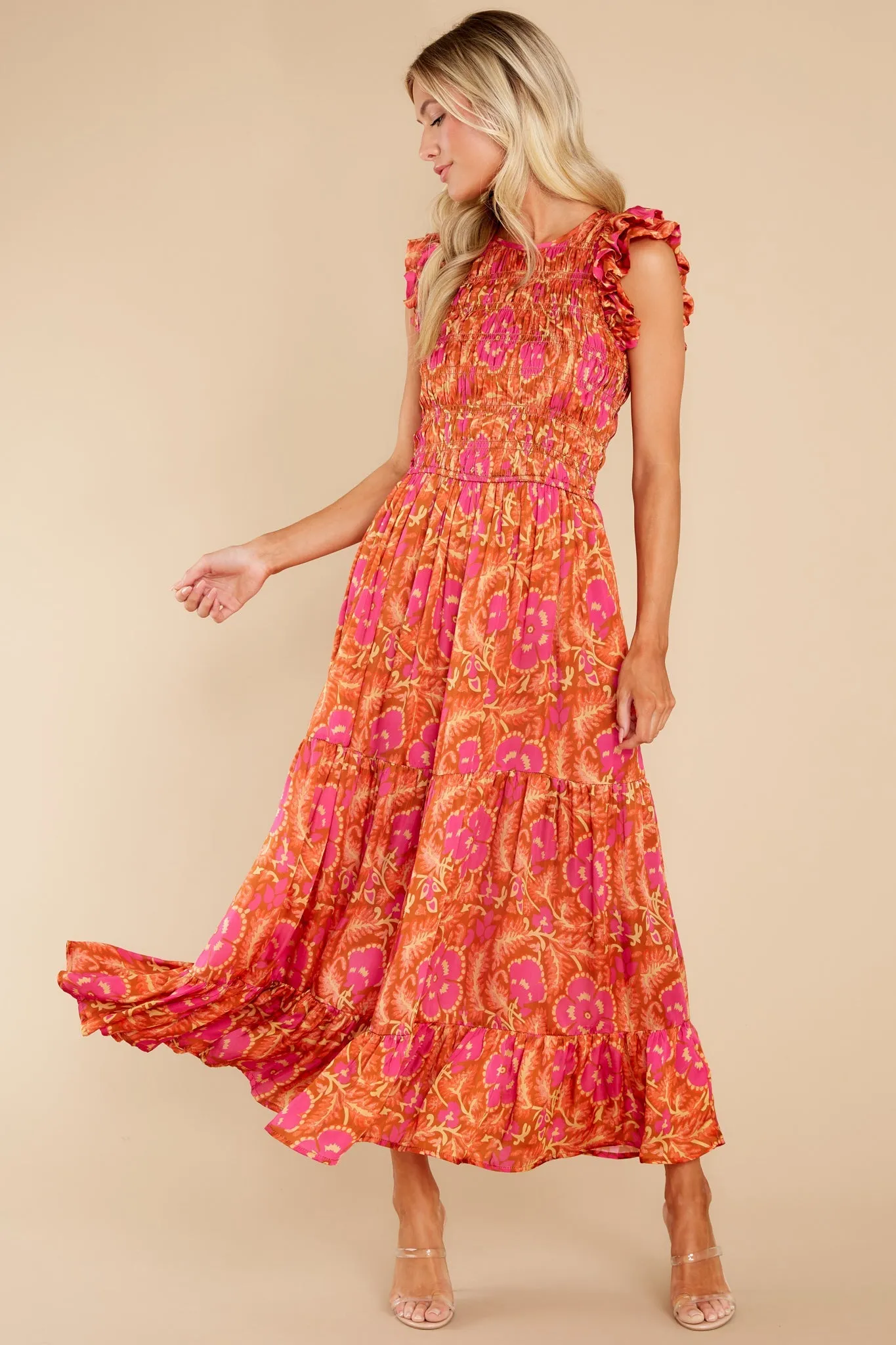 Giselle Floral Ankle Dress