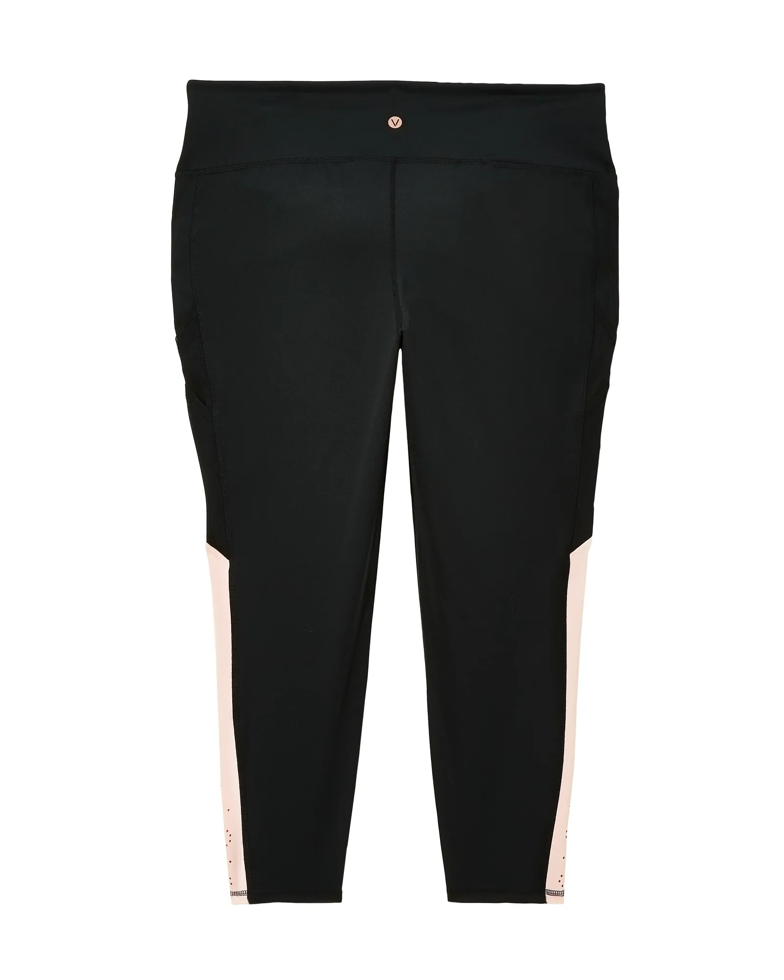 Greenwich 7/8 Tights | Black / Peach