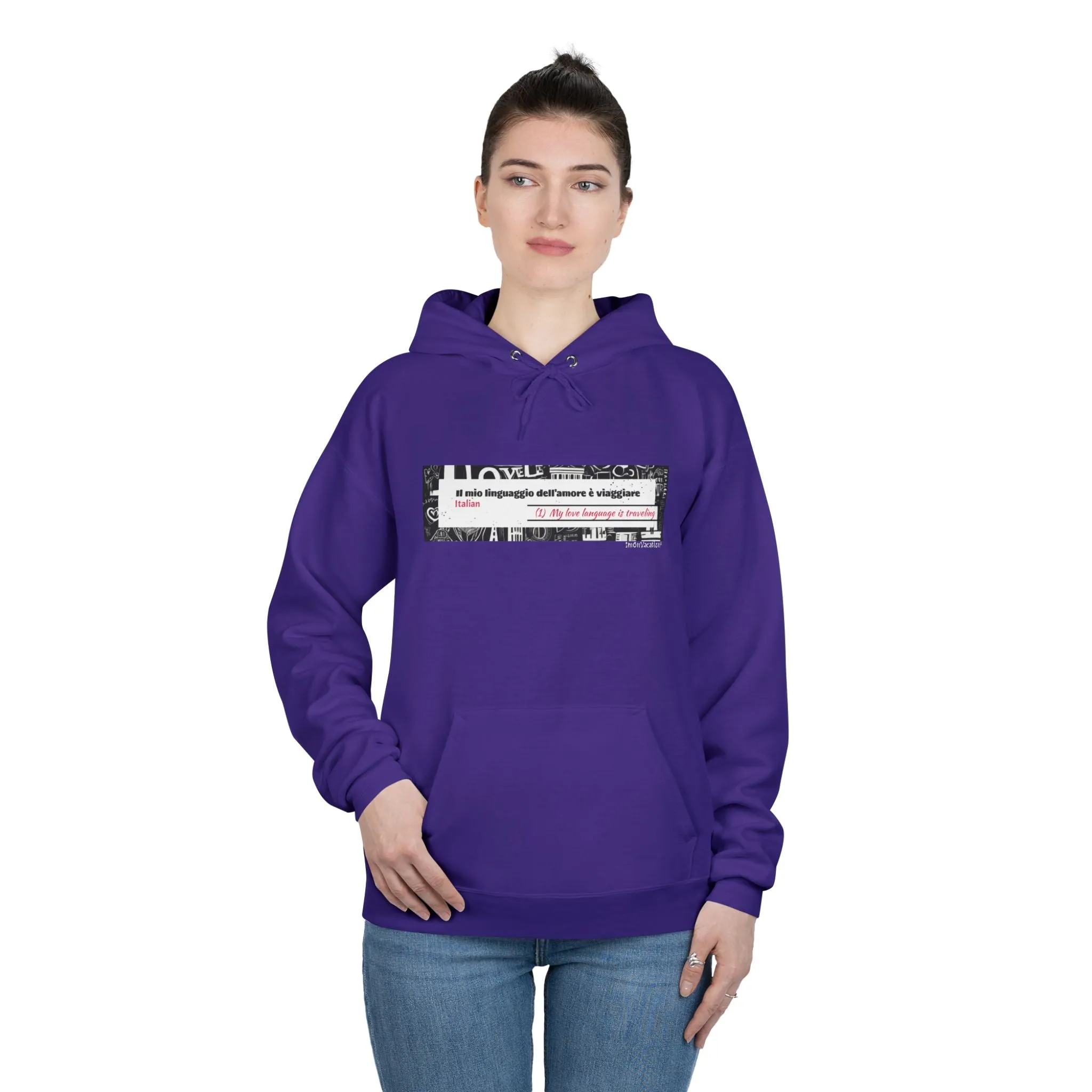 I.O.V-Love Language-Customizable Eco-Friendly Hoodie