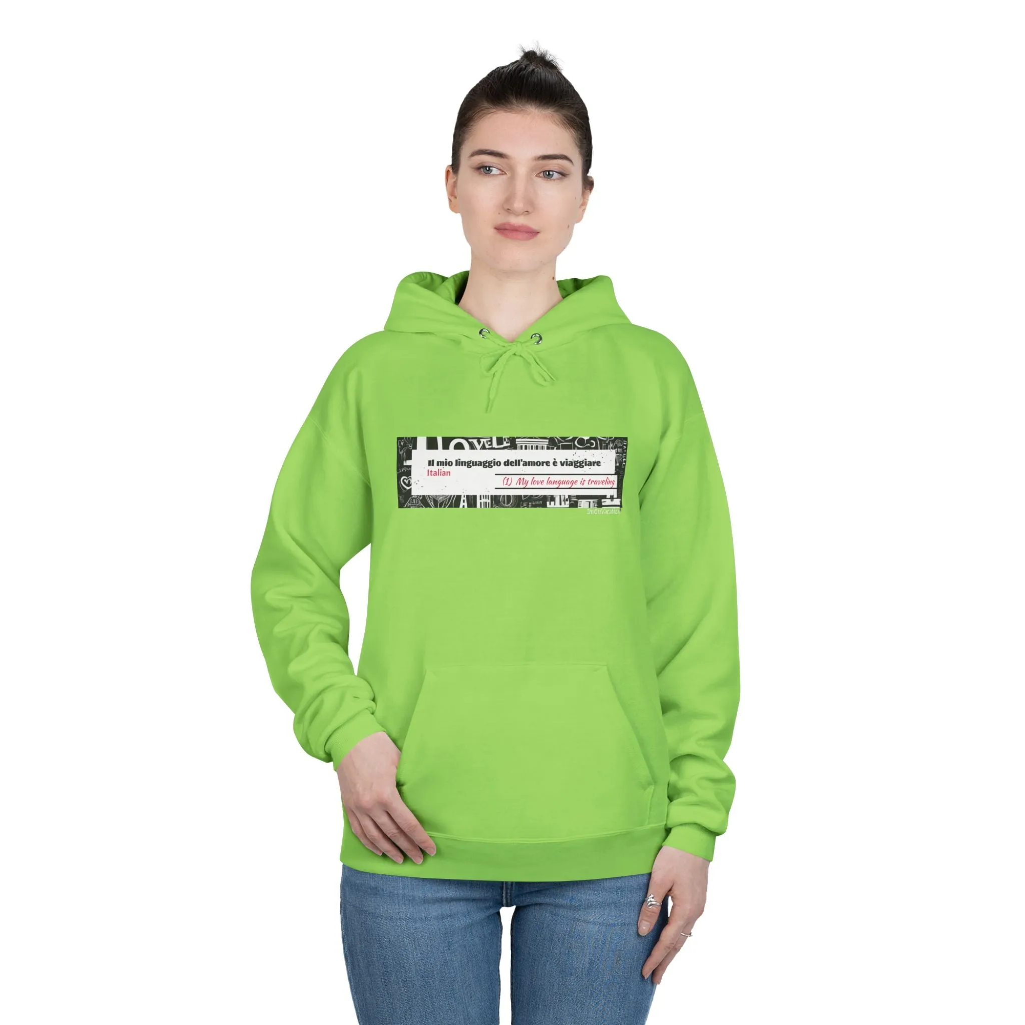 I.O.V-Love Language-Customizable Eco-Friendly Hoodie