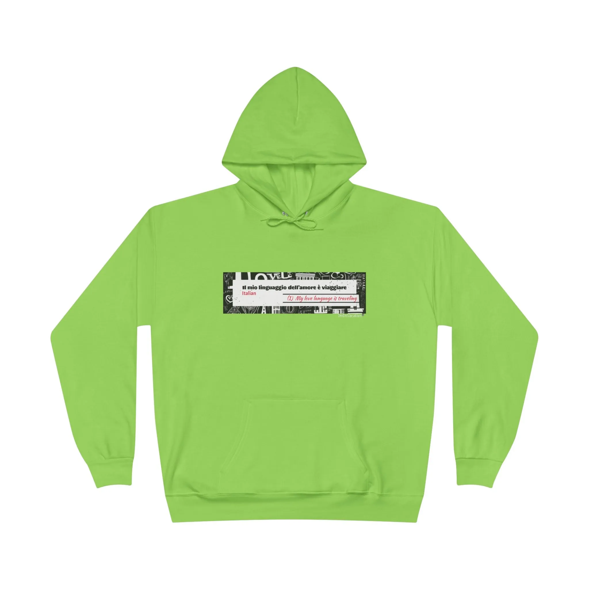 I.O.V-Love Language-Customizable Eco-Friendly Hoodie