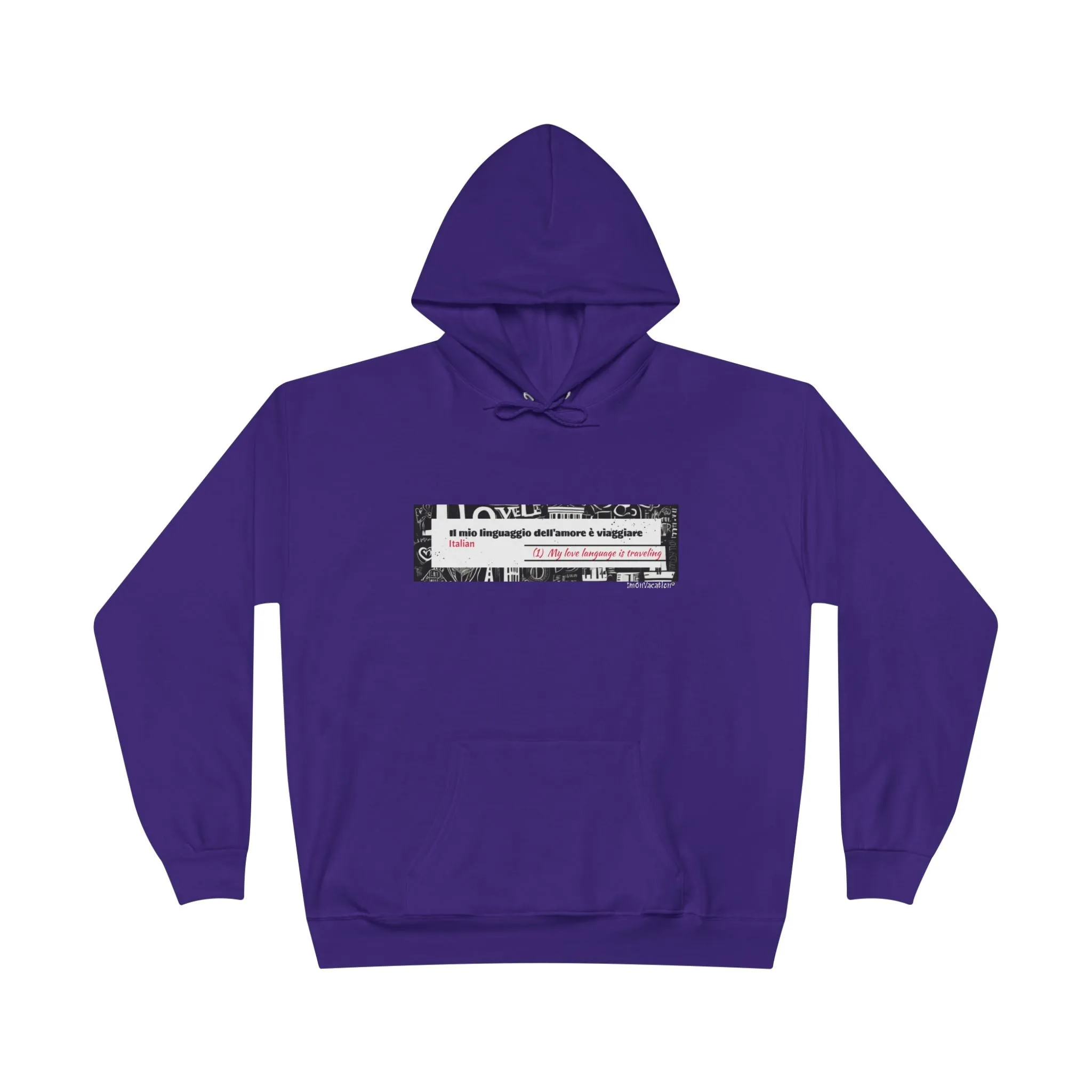 I.O.V-Love Language-Customizable Eco-Friendly Hoodie