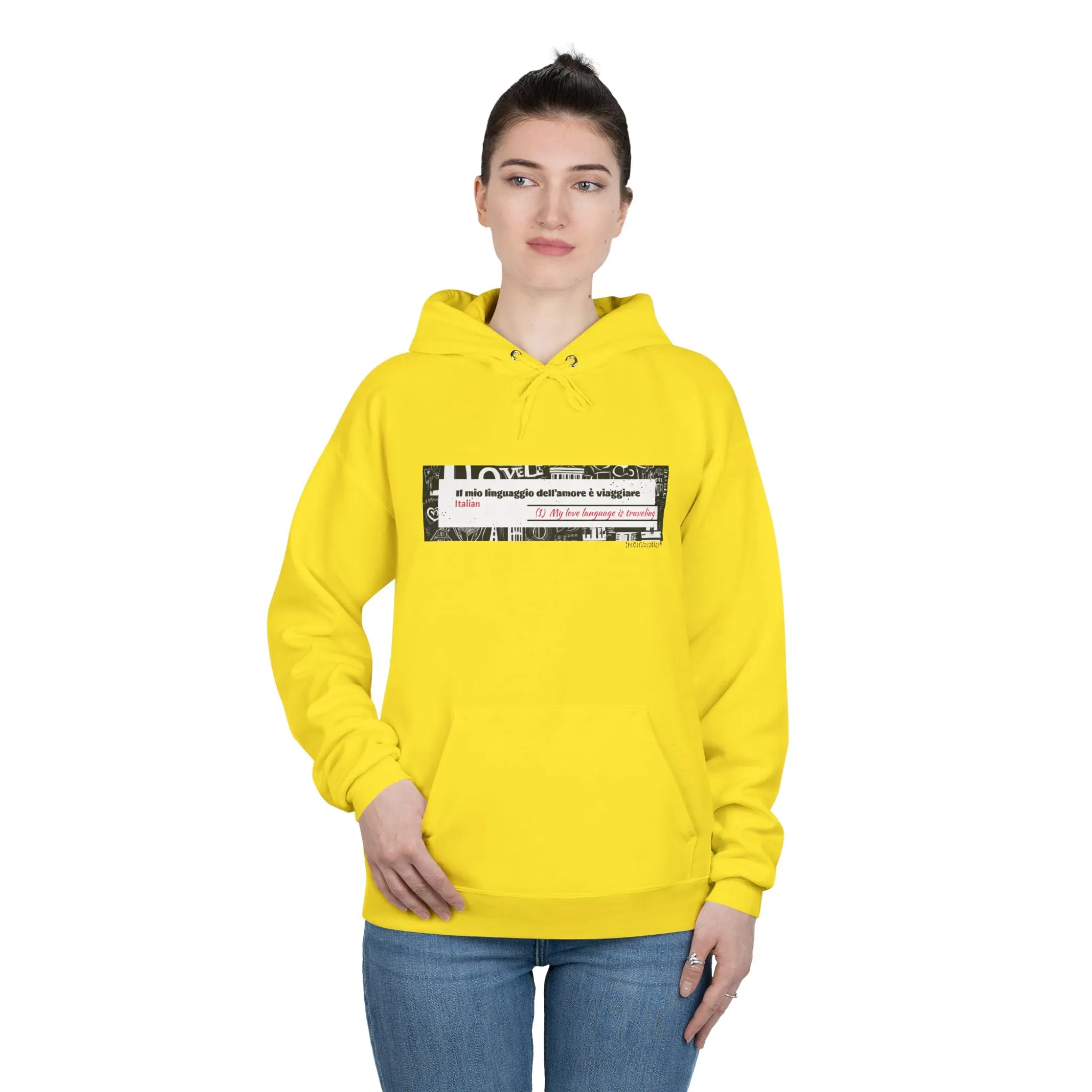 I.O.V-Love Language-Customizable Eco-Friendly Hoodie