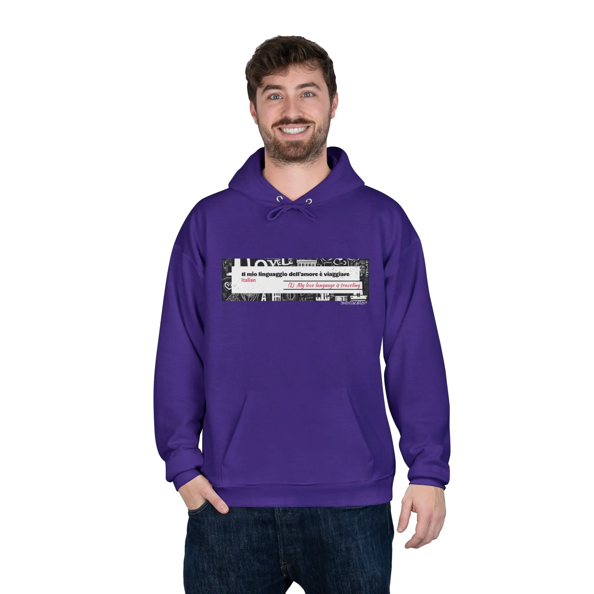 I.O.V-Love Language-Customizable Eco-Friendly Hoodie