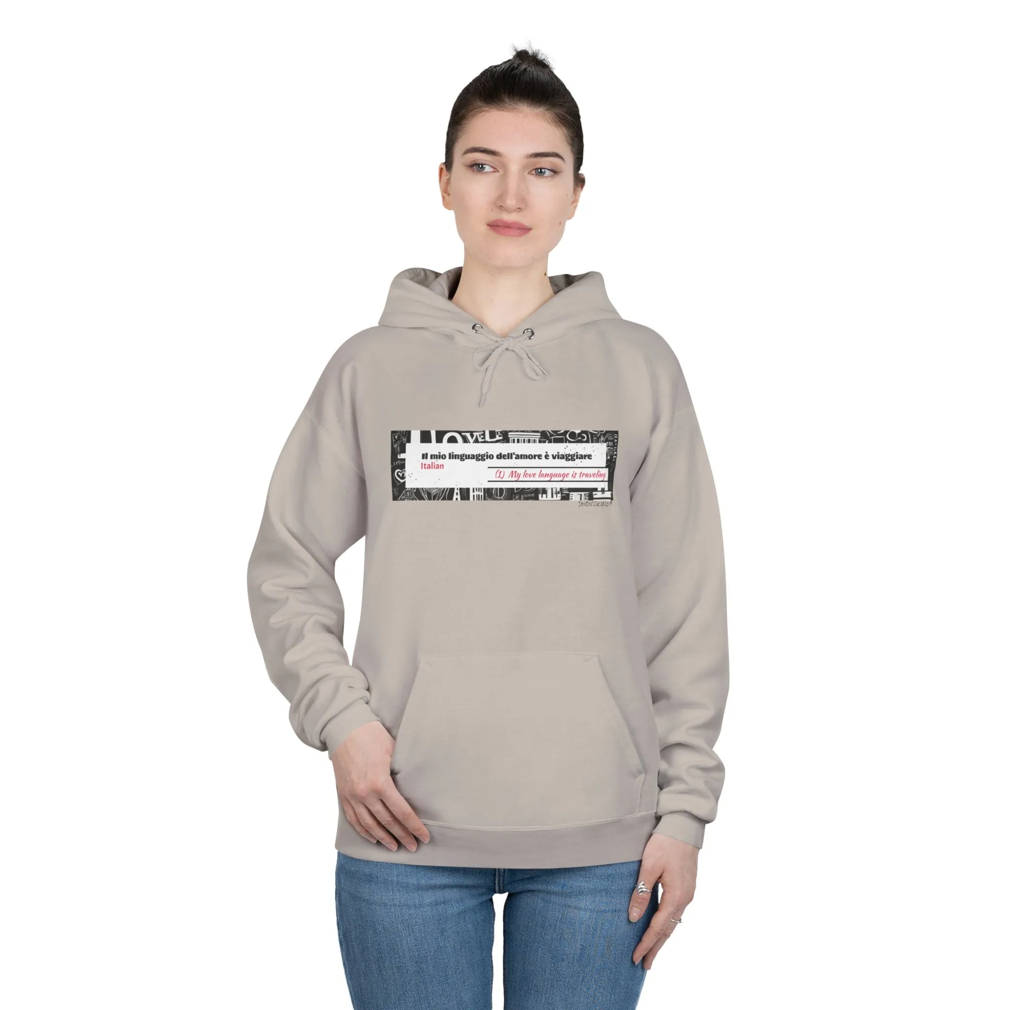 I.O.V-Love Language-Customizable Eco-Friendly Hoodie
