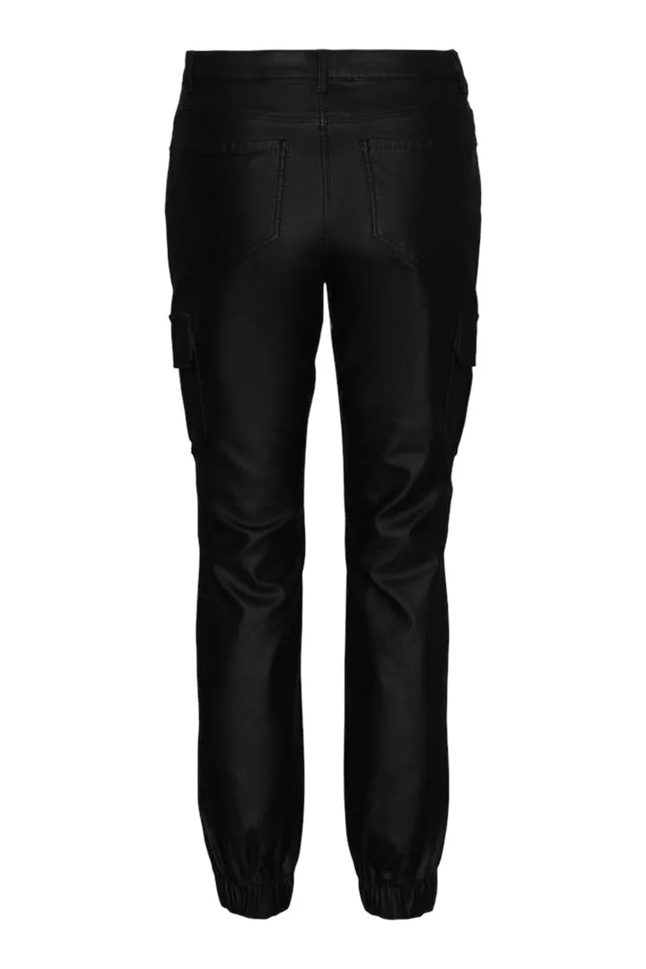 Ivy Coated Cargo Ankle Pants