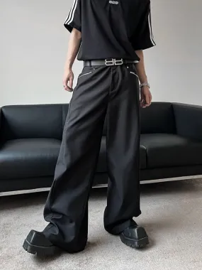 Korean Metal Wide Slacks TNS0103