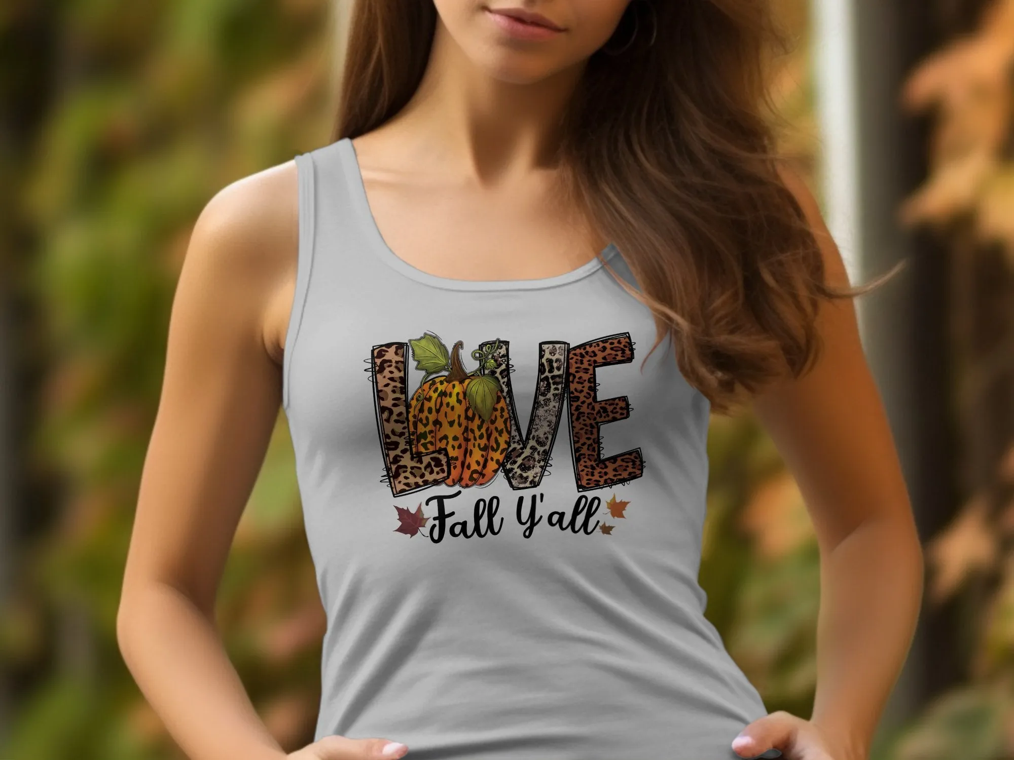 Love Fall Ya'll Shirt,Tank, Sweatshirt and Matching Family Shirts. Perfect for a Fall, Autumn or Thanksgiving Gift