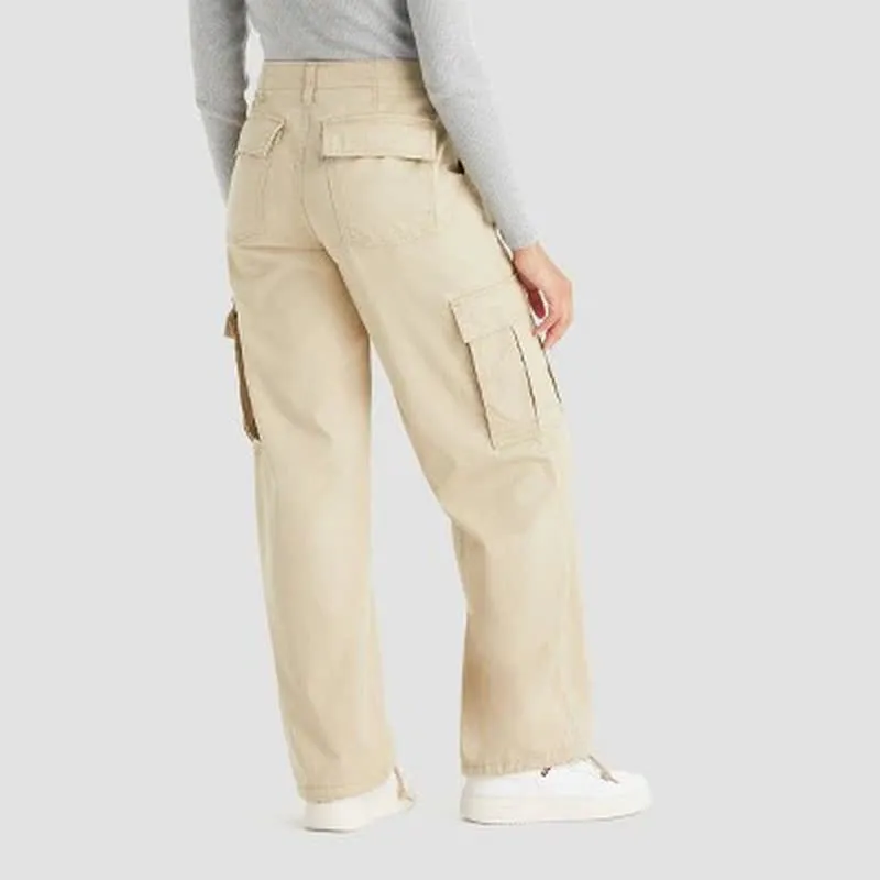Mid-Rise '94 Baggy Cargo Wide Leg Jeans