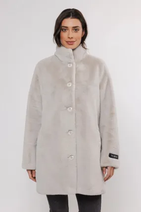 Nonna Faux Fur Coat - Birch