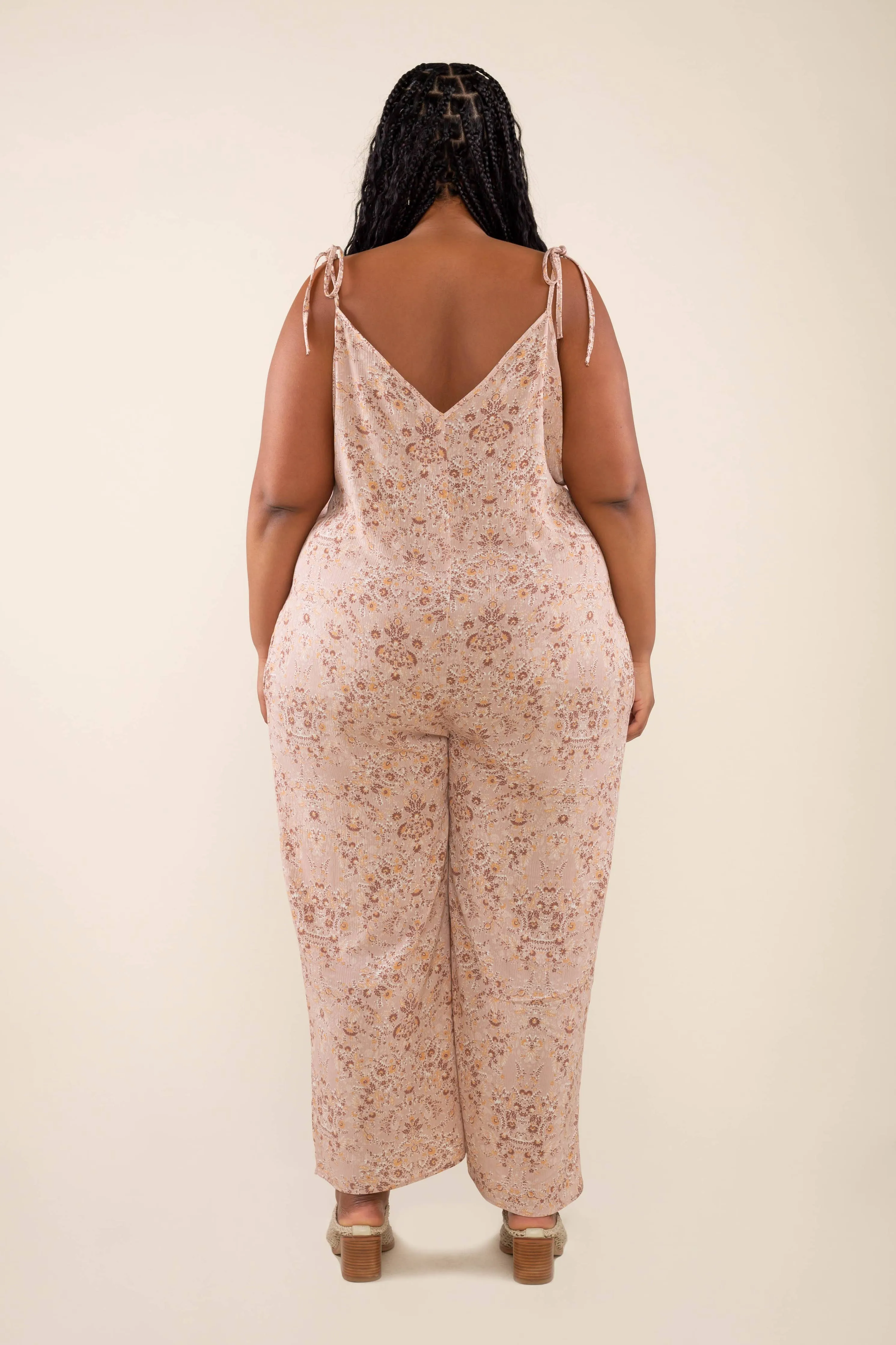 Plus Mauve Jumpsuit