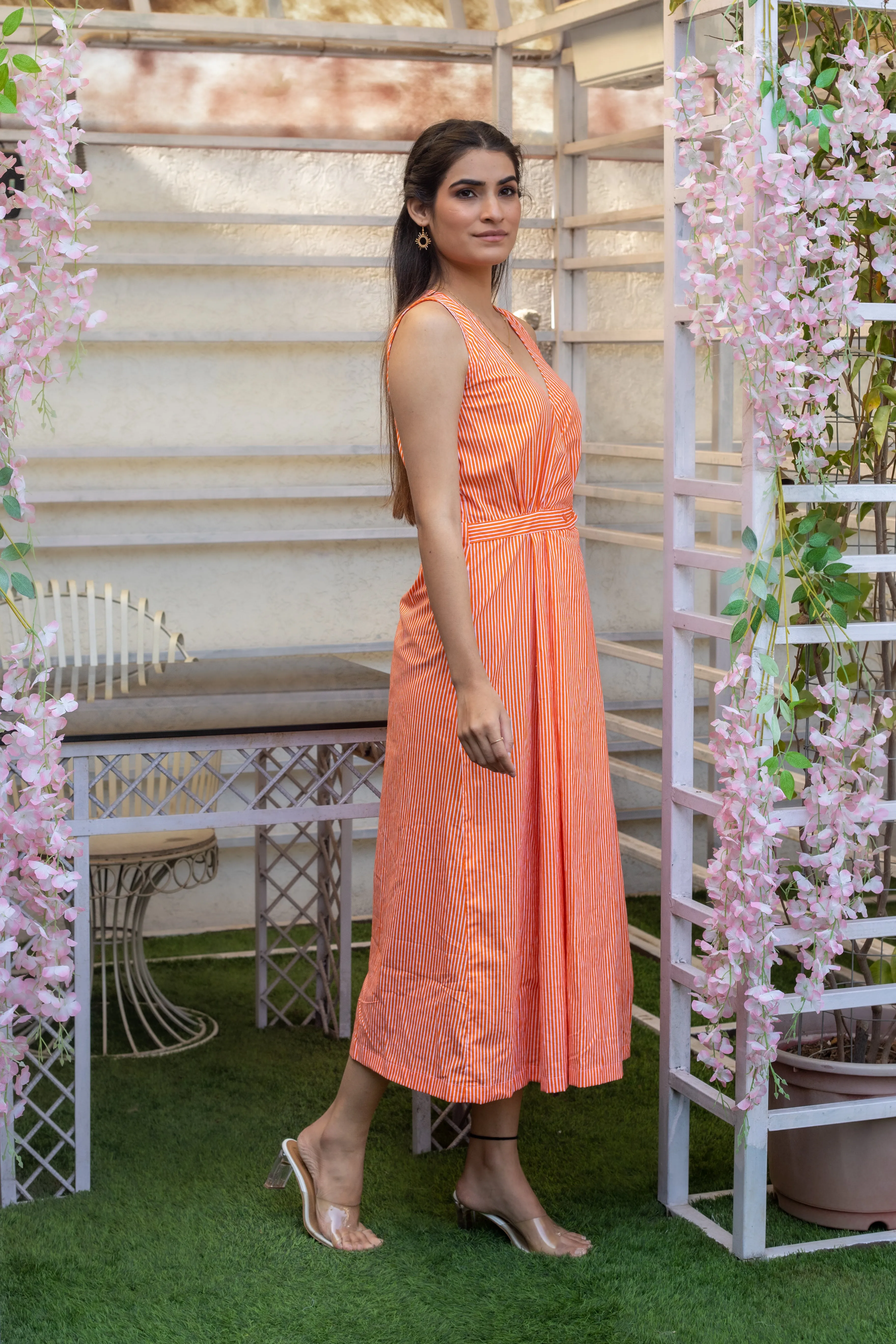 SALMON DRESS