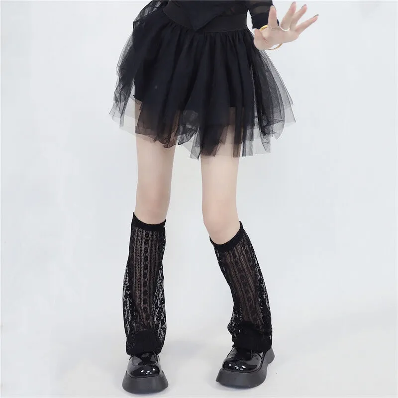Summer lace leg warmers