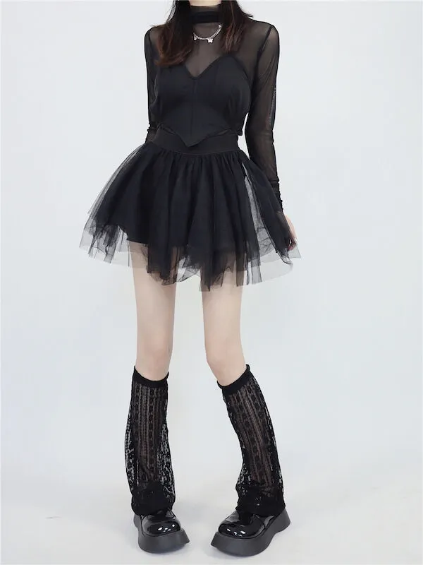 Summer lace leg warmers