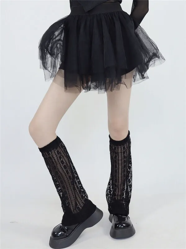 Summer lace leg warmers