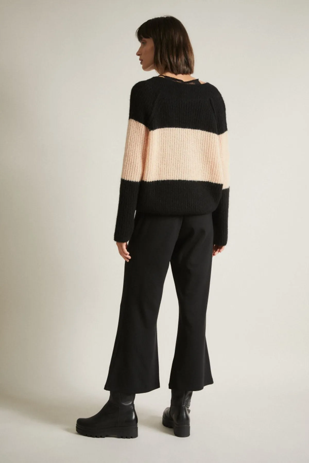 Tencel/Cotton  Black Culotte Lanius