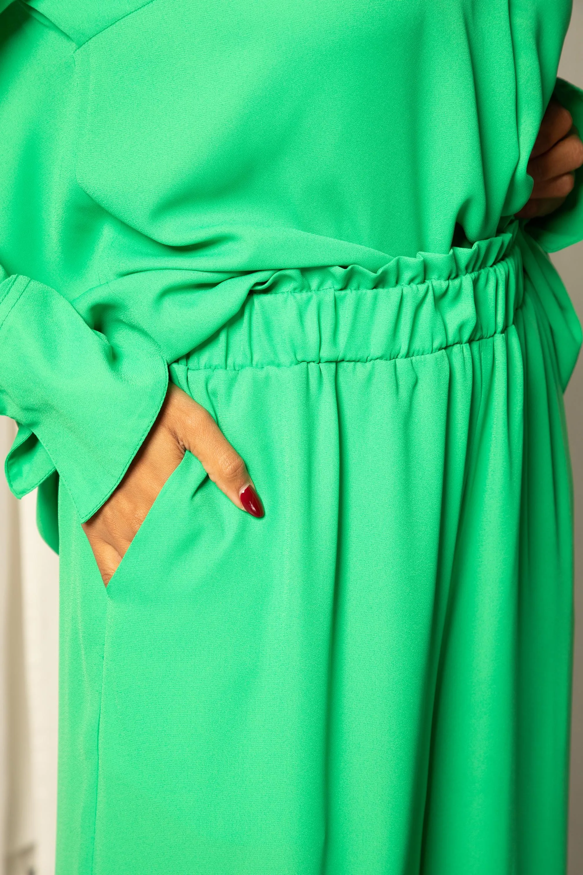 WIDE LEG PANTS SET