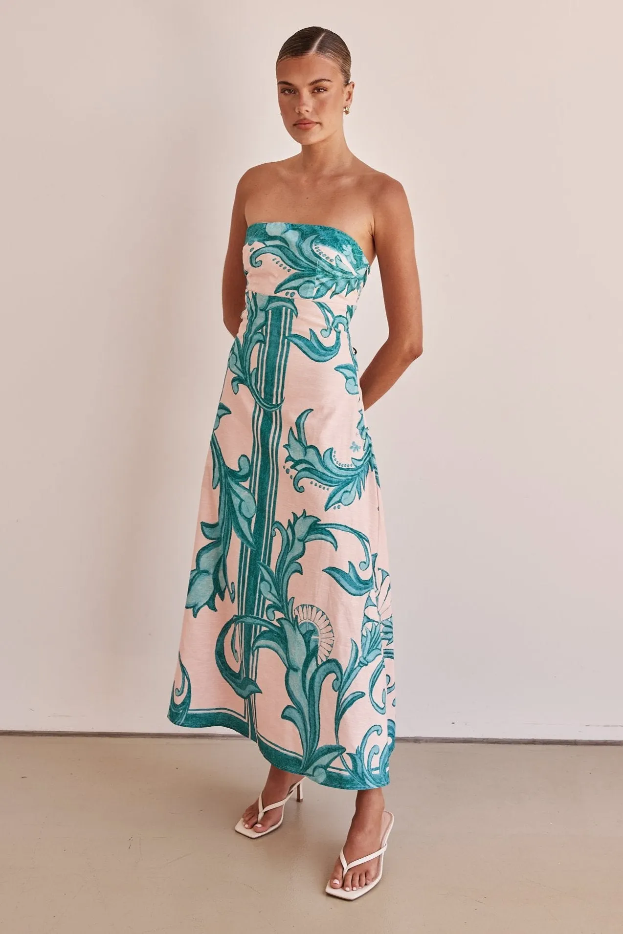 Zayna Maxi Dress (Pink)